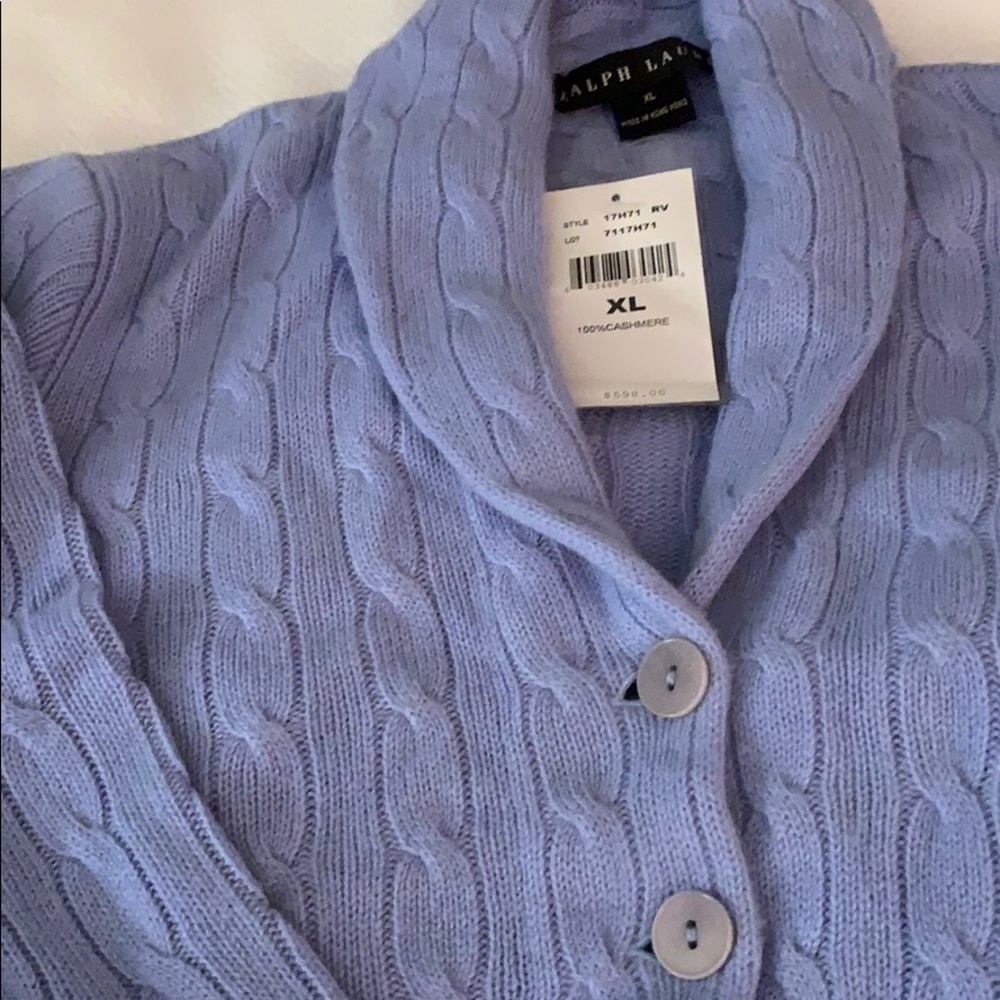 Ralph Lauren 100% cashmere cardigan